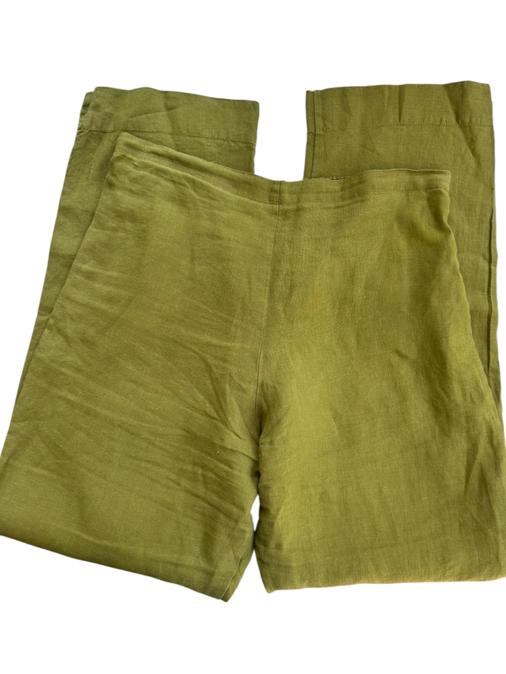 Bryn Walker • Flat Front Pull On Linen Pants - Picture 3 of 8